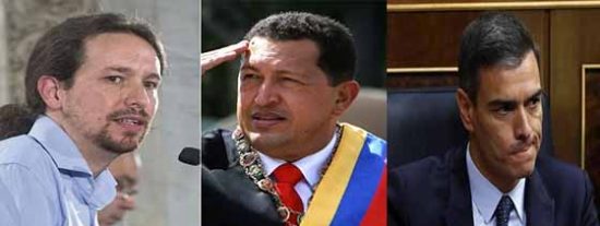 El v&iacute;deo de Hugo Ch&aacute;vez que aterroriza a Pedro S&aacute;nchez e impide que pacte con Pablo Iglesias