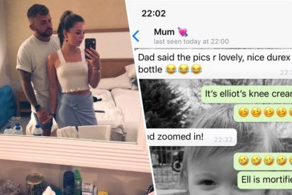 Una traviesa hija manda una foto a sus padres pero se le escap&oacute; un peligroso detalle