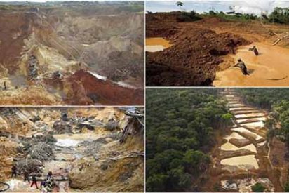 El crimen ambiental que el "indignado" r&eacute;gimen chavista comete en el 'Arco Minero', la zona venezonala de la Amazon&iacute;a